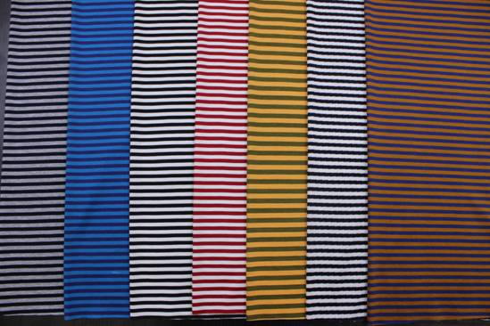 絲光色織、提花、彩條